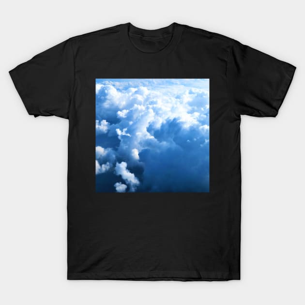 Blue Clouds High in the Sky T-Shirt by Felicity-K